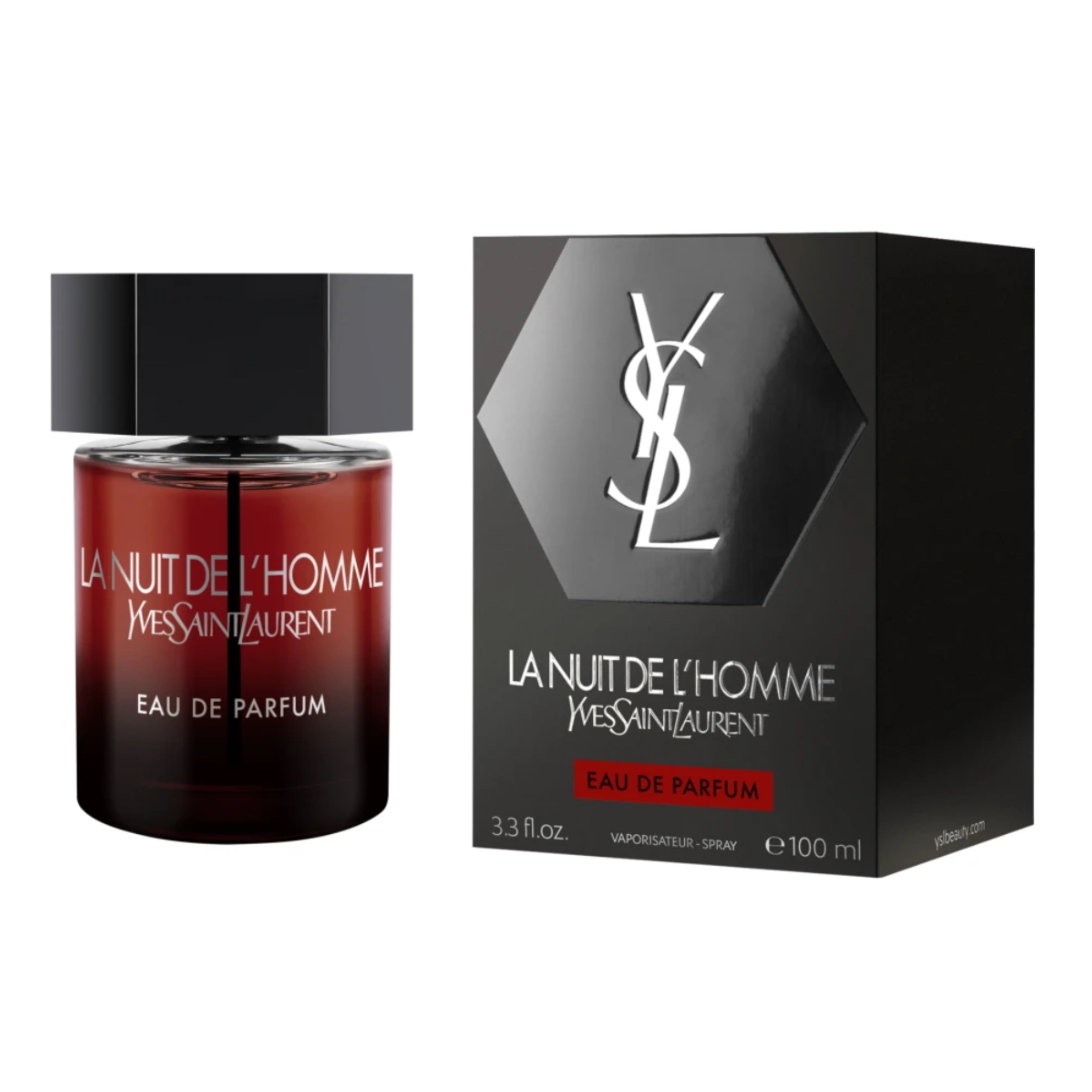 La Nuit De LHomme EDP Spray For Men 3.3oz/100ml