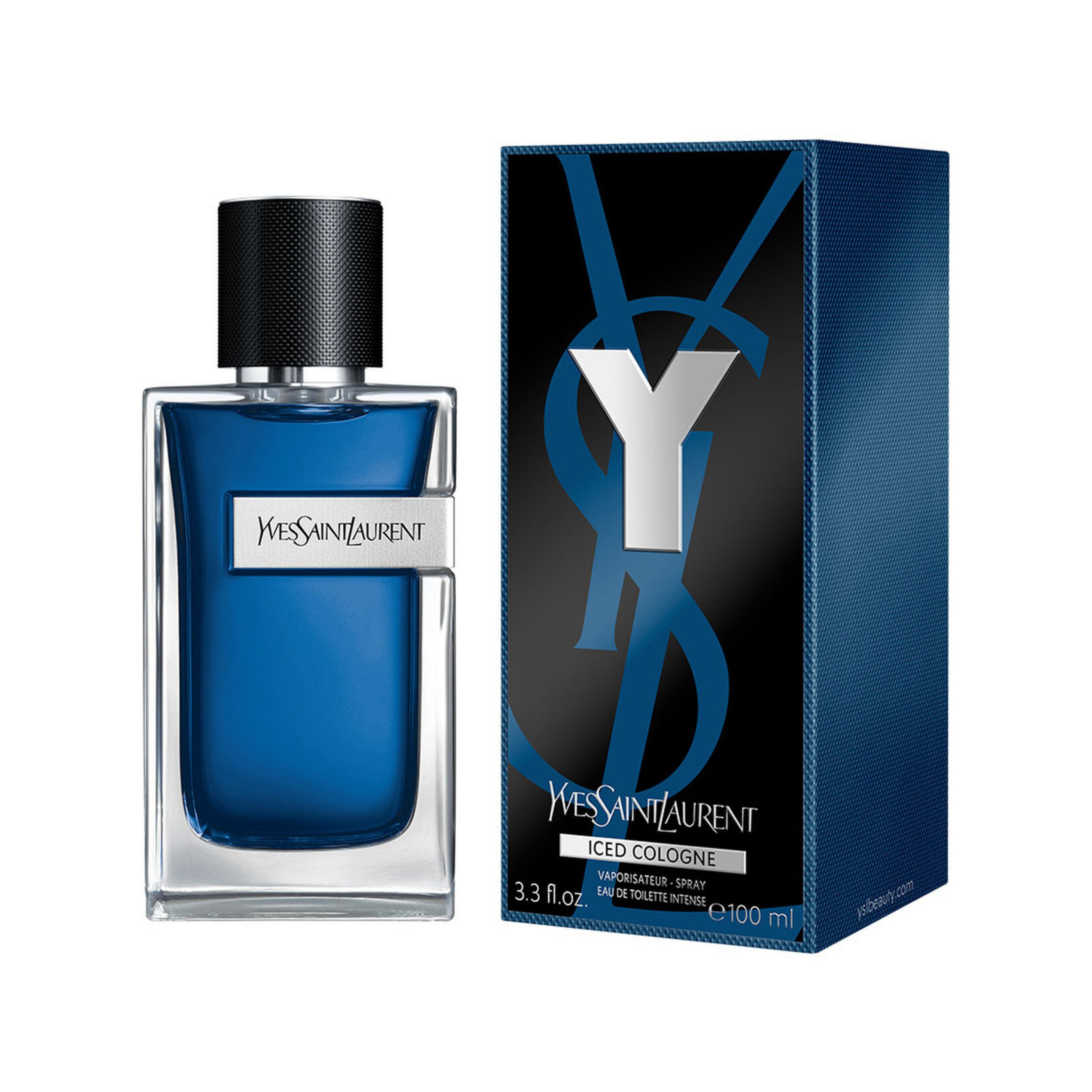 Y Iced Cologne EDT Intense Spray For Men 3.3oz/100ml