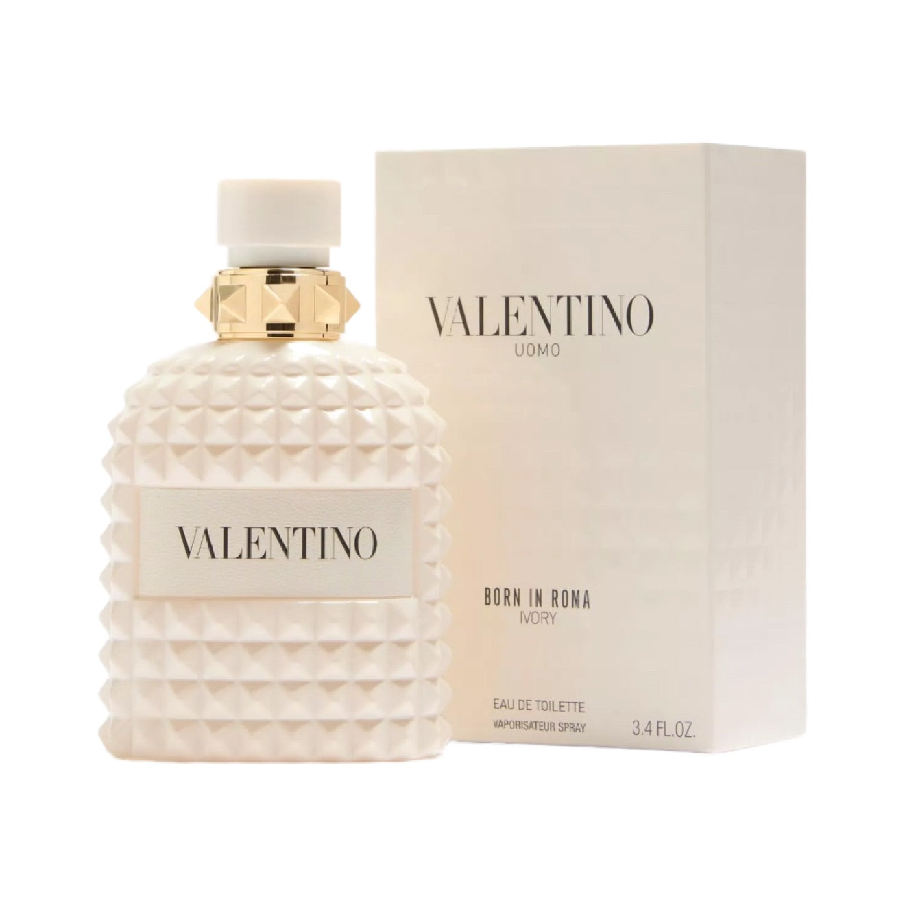 Valentino Uomo Born In Roma Ivory EDT Spray For Men 3.4oz/100ml Valentino Uomo Born In Roma Ivory EDT Spray For Men 3.4oz/100ml