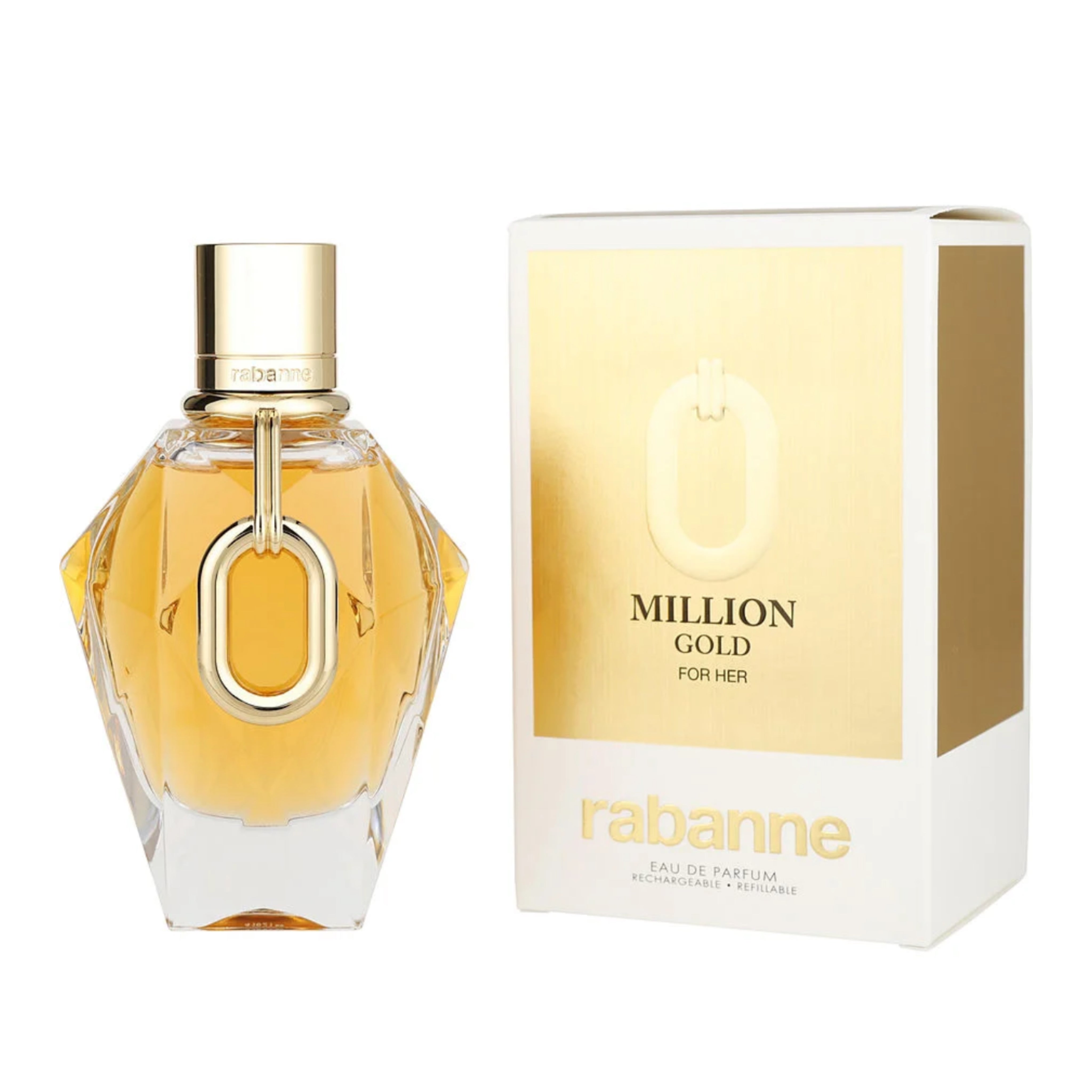 Paco Rabanne Million Gold For Her Womens EDP Spray 3.0oz/90ml